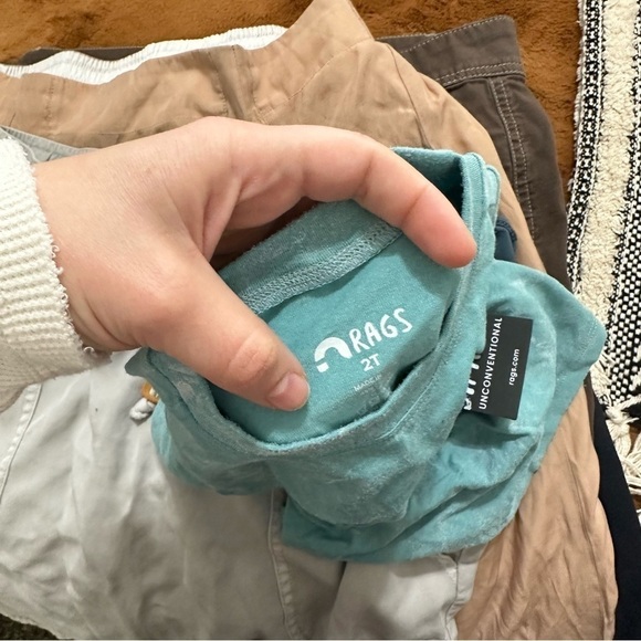 NWT rags to Raches garment dyed mountain water scenic short sleeve tee multiple - Picture 2 of 3